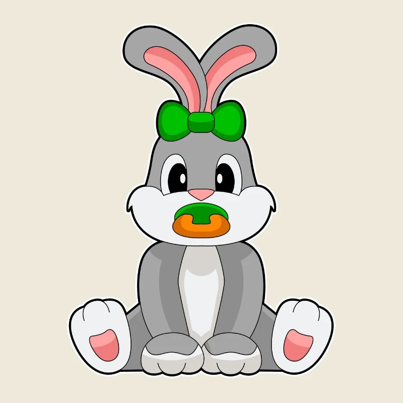 Sucette pour bébé lapin