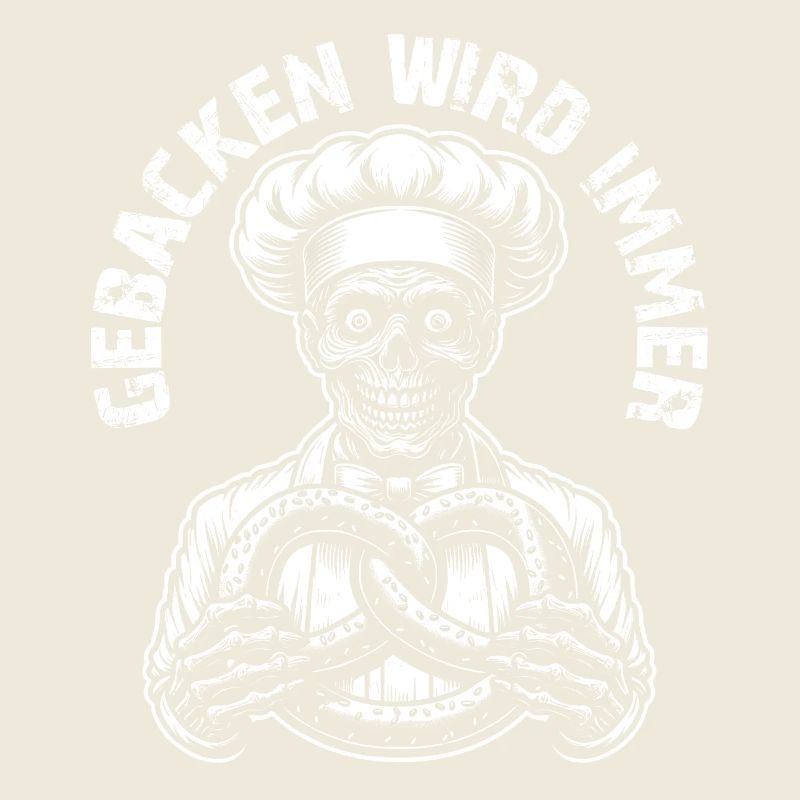 Zombie als Bäcker - gebacken wird immer