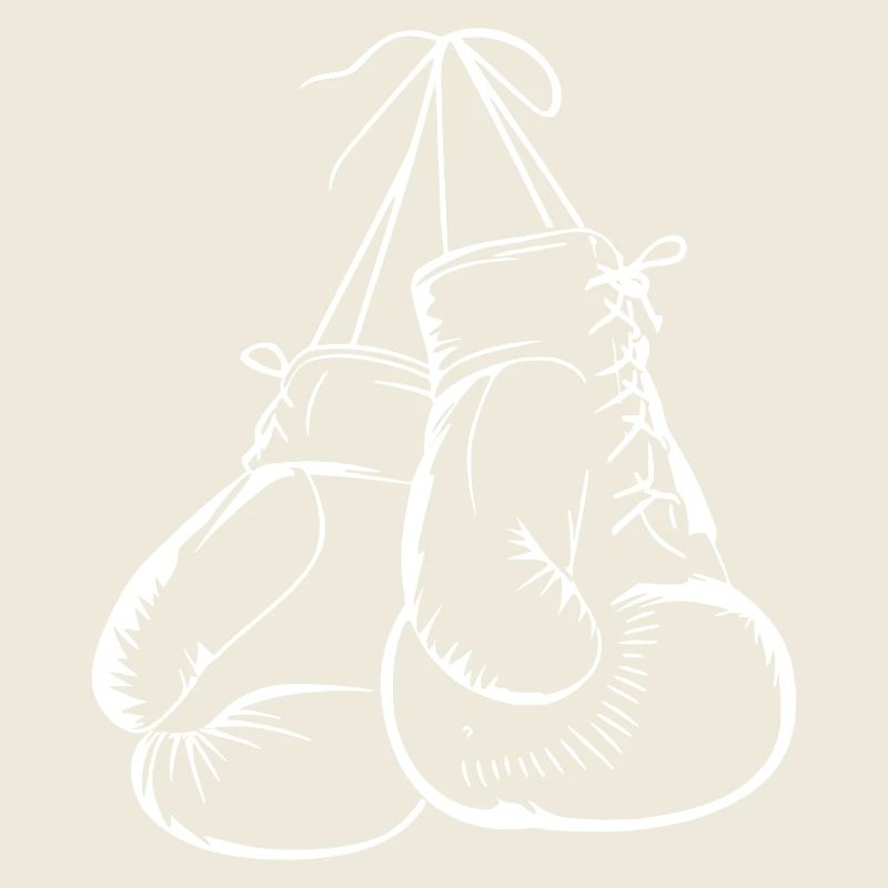 Gants de boxe suspendus Art