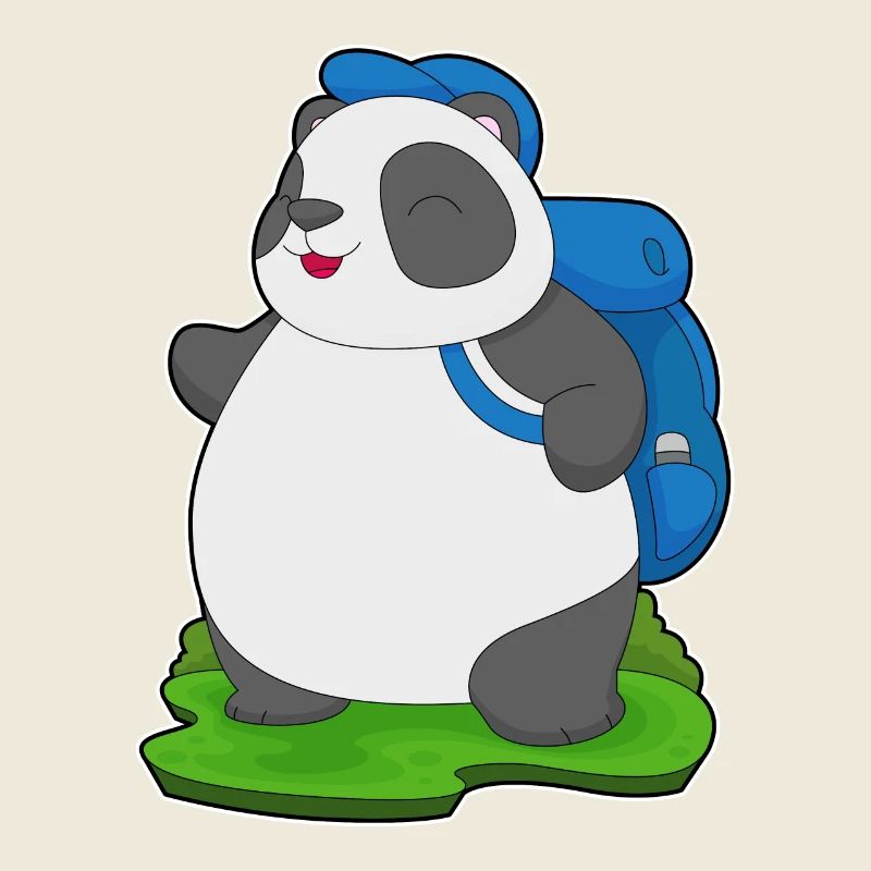 Panda Wanderer Rucksack