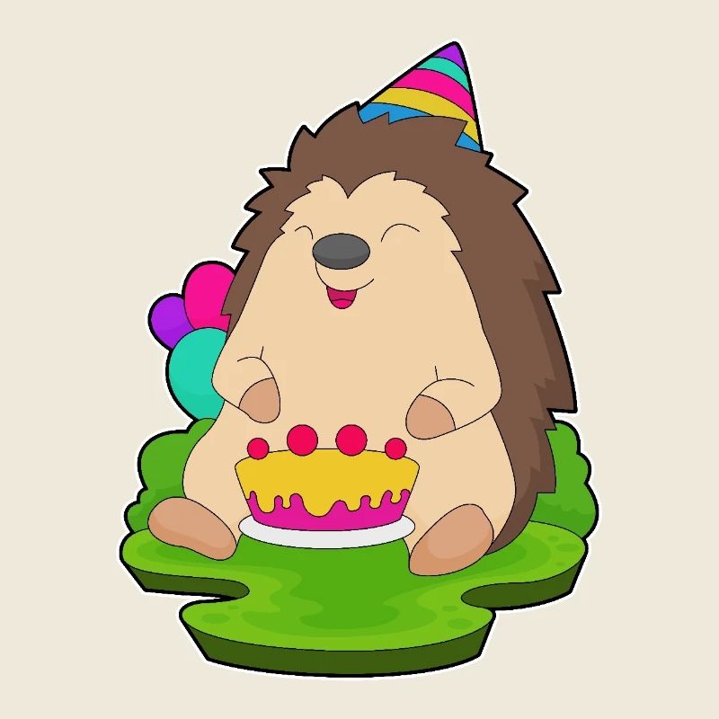Gâteau d’anniversaire hérisson