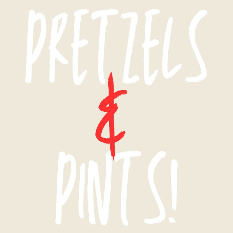 Pretzels & Pints Fun Design