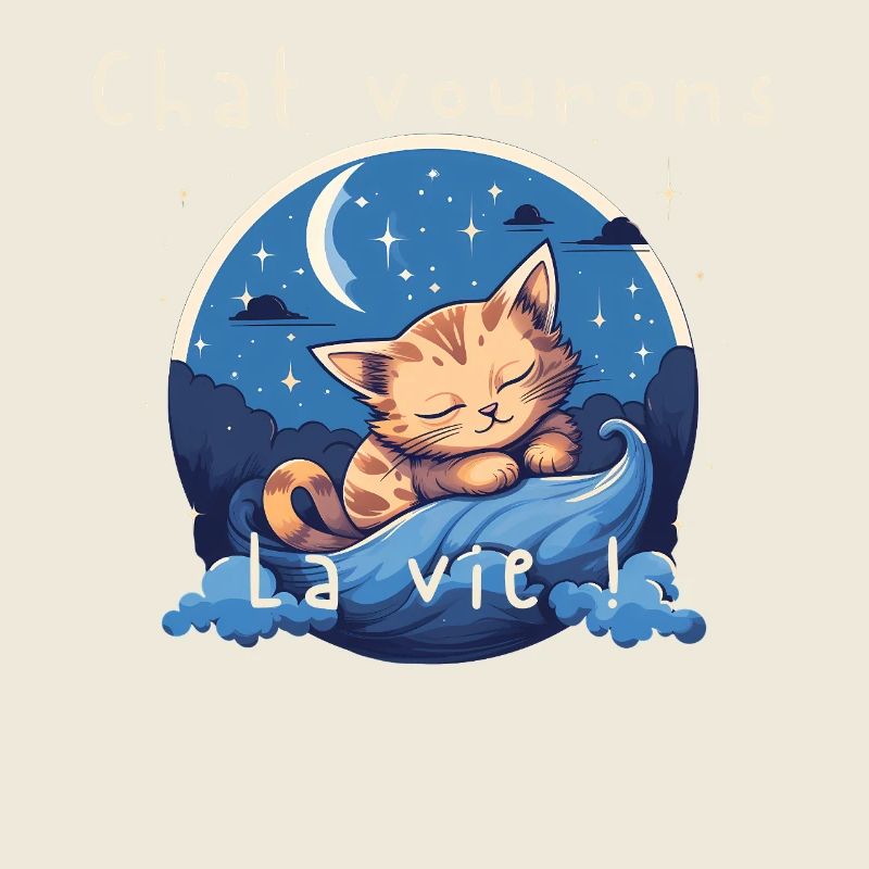 Chat Sous le ciel animal