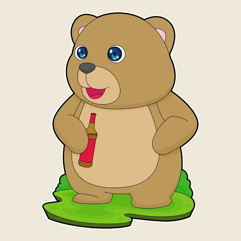 Bear bouteille de bière