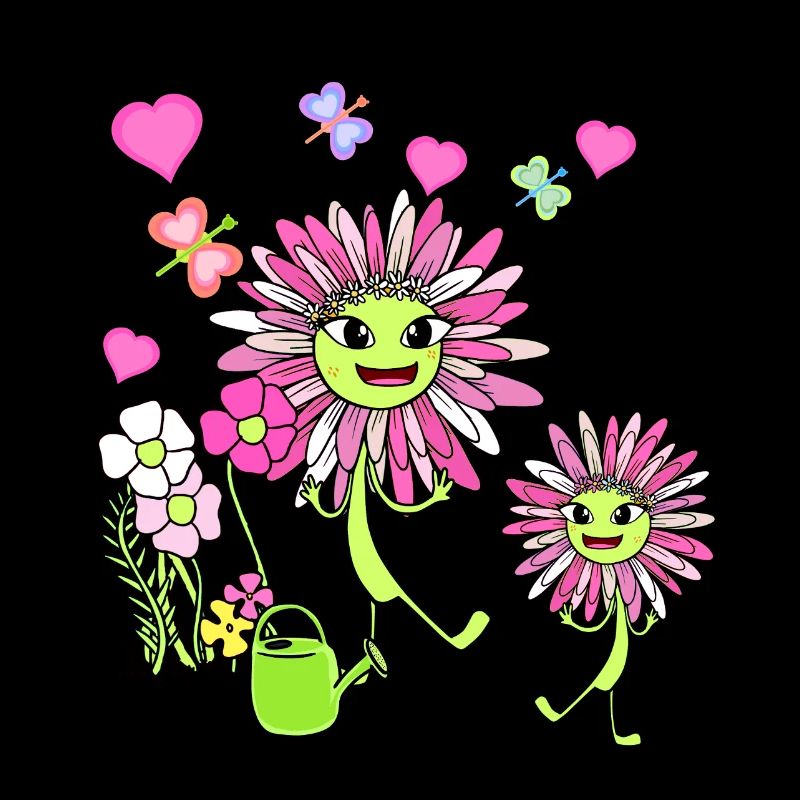 Garten Blume Blumen Kinder Kind