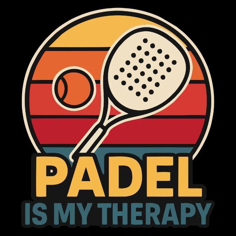 Padel is my therapy – retro style