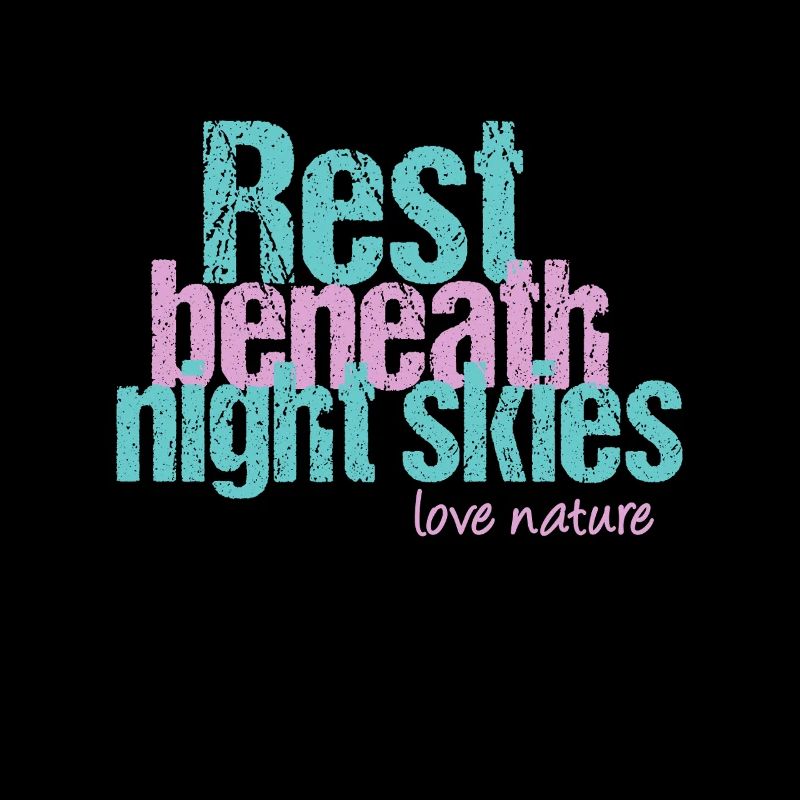 Tranquility under the night sky