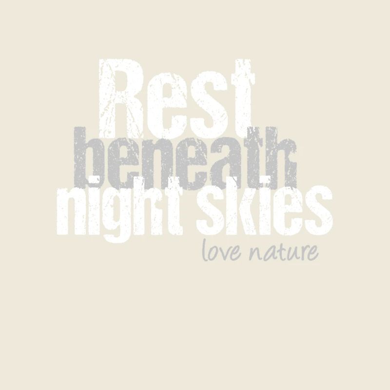 Ruhe unter dem Nachthimmel