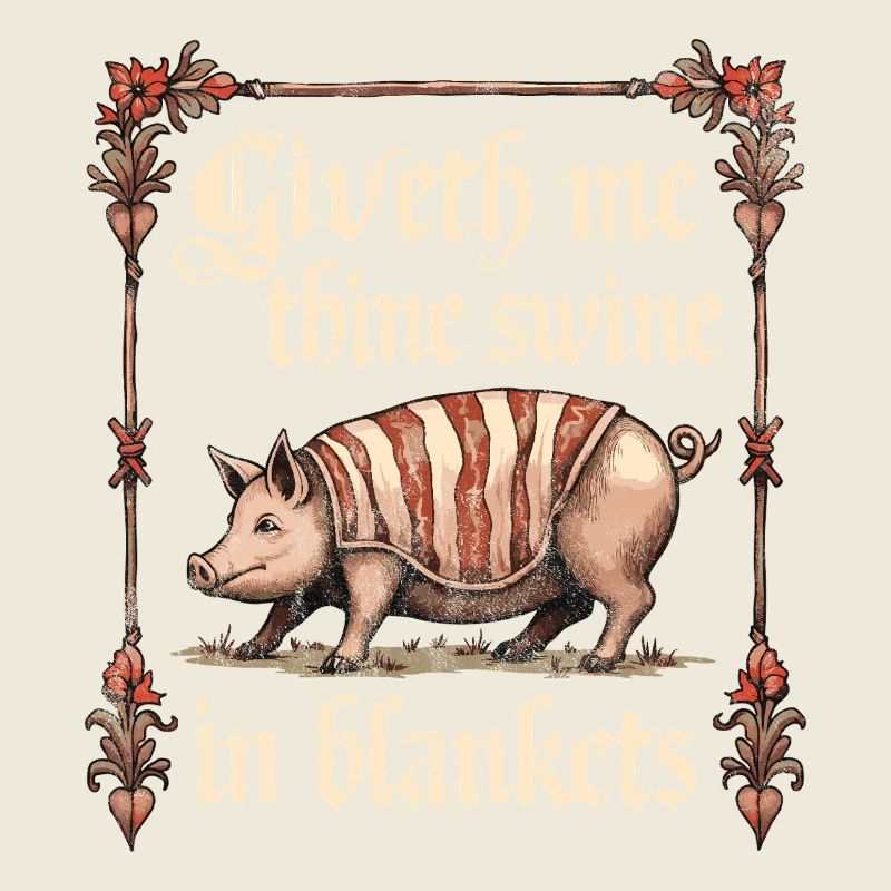 Donne-moi ton porc dans des couvertures