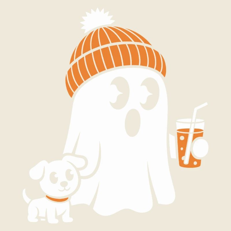 Cozy Ghost with Beanie