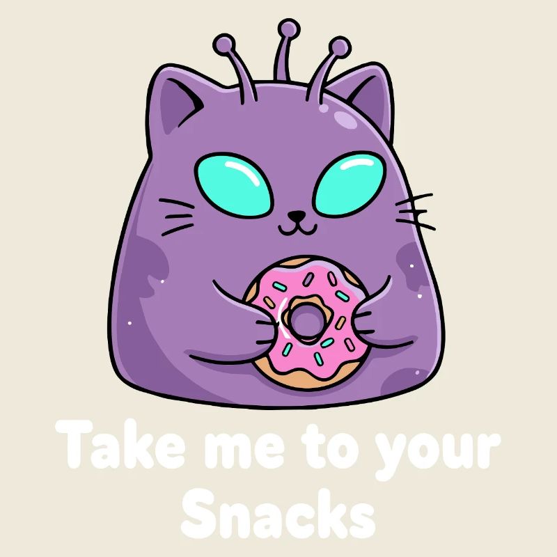 Cute Donut Cat Snack Seducer