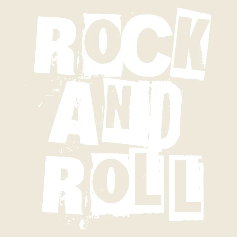 Rock'n'Roll-Grunge-Typografie
