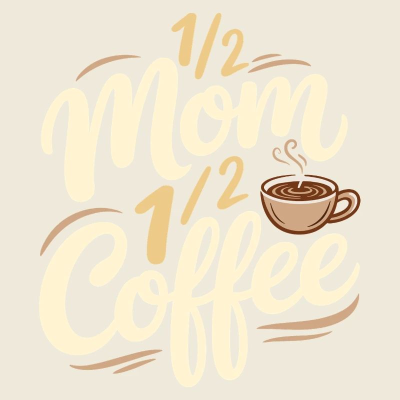 Mutter Koffein Halb Mama Halb Kaffee