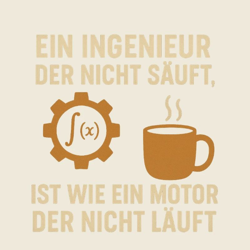 Ingenieur Humor Kaffee Motor