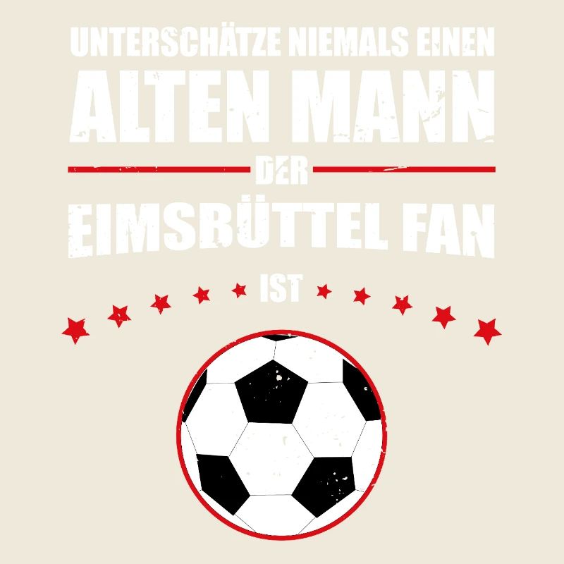 Alter Mann - Eimsbüttel Fußball Fan | Retro