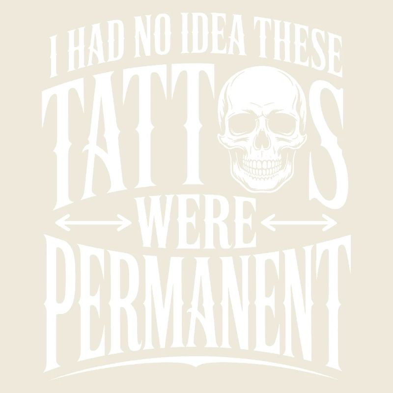 T-shirt de crâne permanent de tatouage