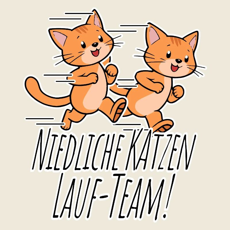 Équipe de course des chats mignons !