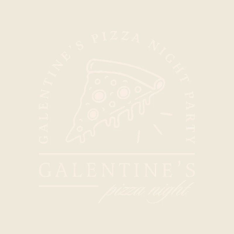 Soirée pizza des Galentines, dîner de fille de la Saint-Valentin