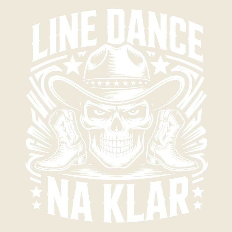 Line Dance Skull Cowboy