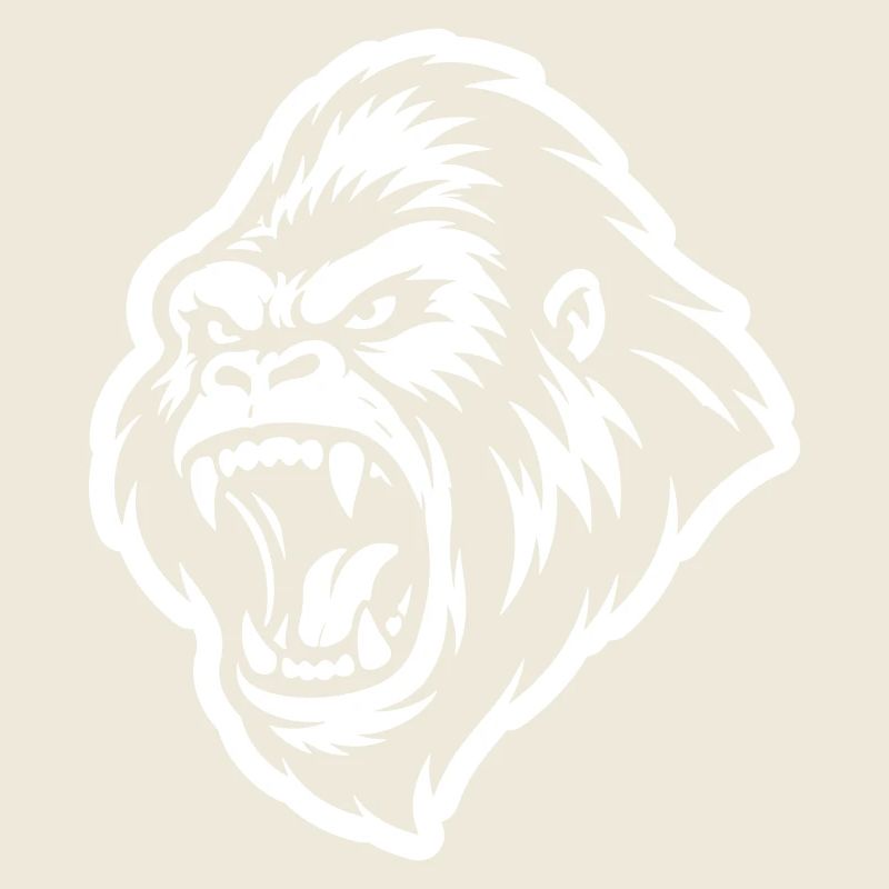 Gorilla Aggressiv