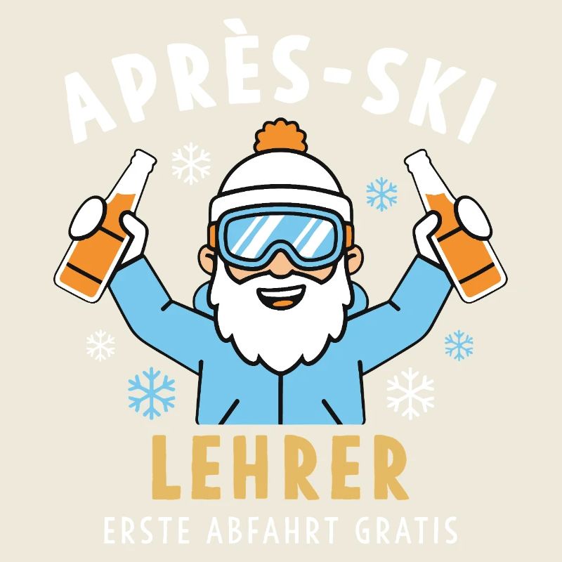 Moniteur d’après-ski Lustig - première descente gratuite