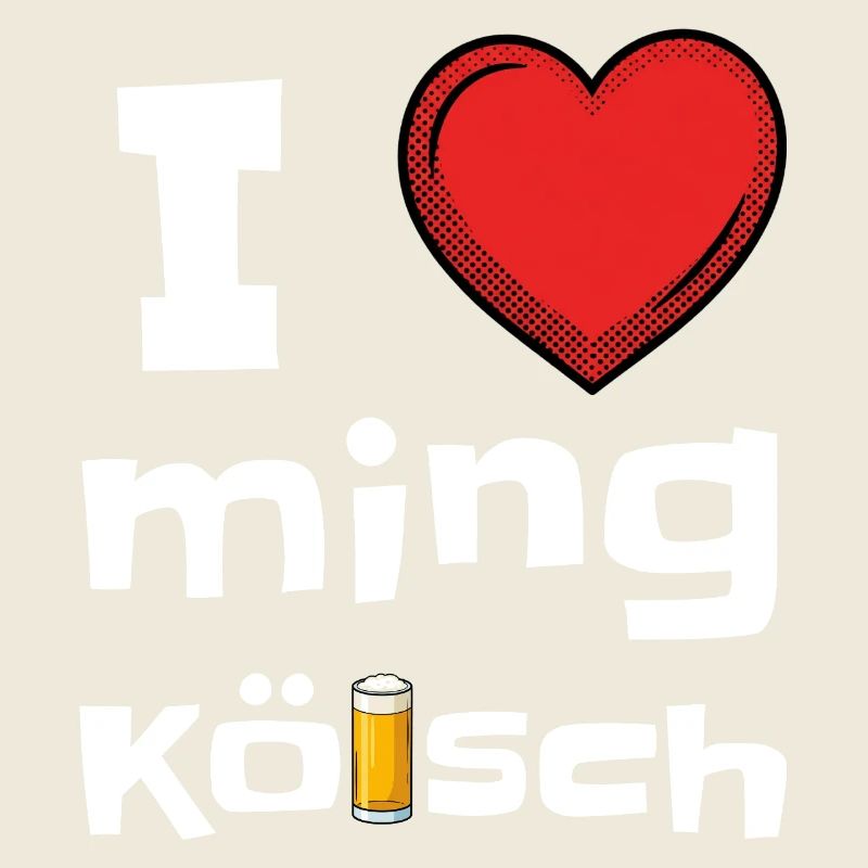 J’adore Lev Ming Kölsch Köln Kult Spruch