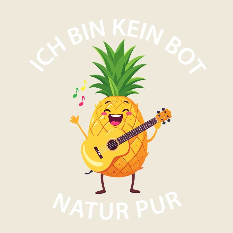 Pineapple Rocks Guitar - No Bot - Pure Nature