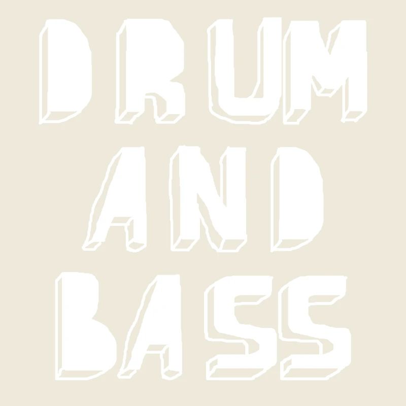 Glyphe néon drum and bass