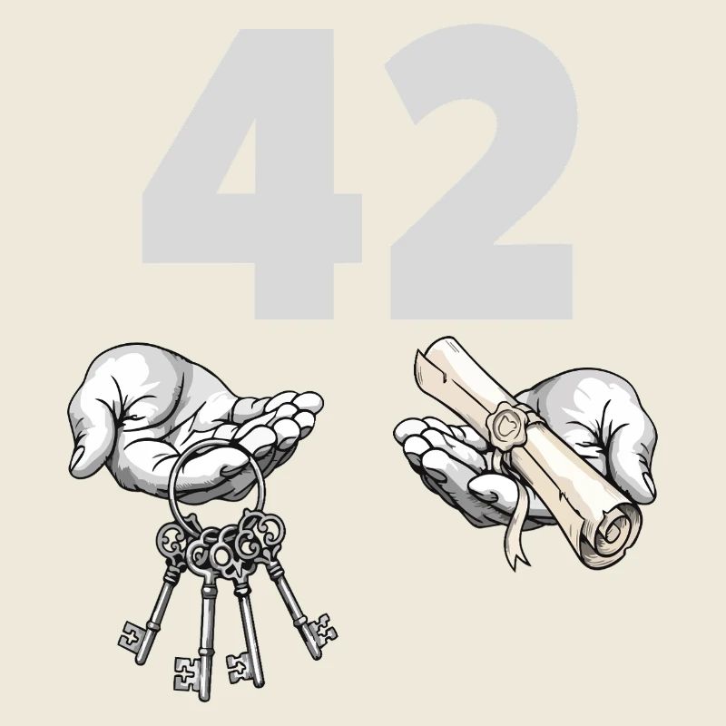 Forty-Two Keys and Scroll