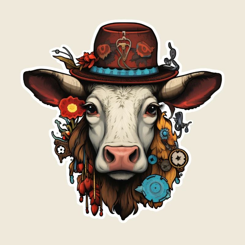 Vache Forêt-Noire Steampunk