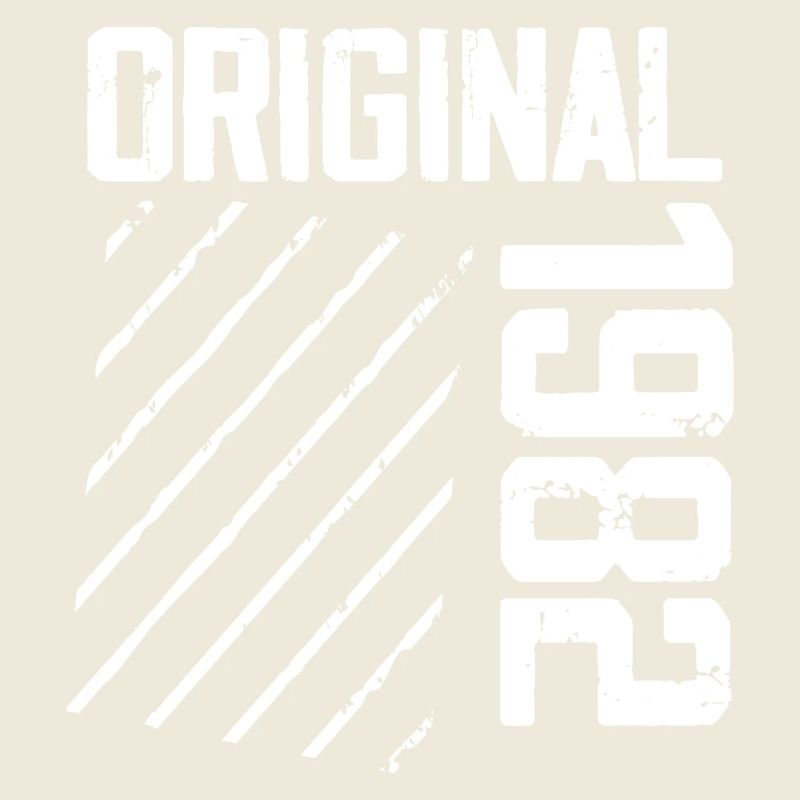 Original 1982 42e Anniversaire Cadeau Retro