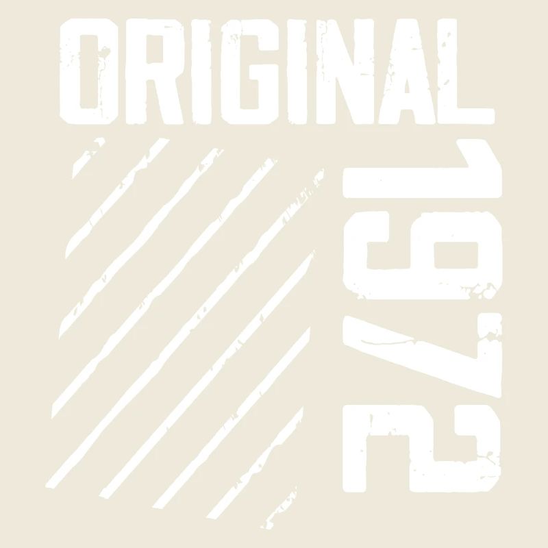 Original 1972 52e Anniversaire Cadeau Retro