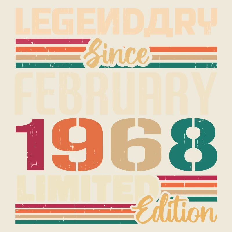 Februar 1968 Geburtstagsgeschenk Februar 1968