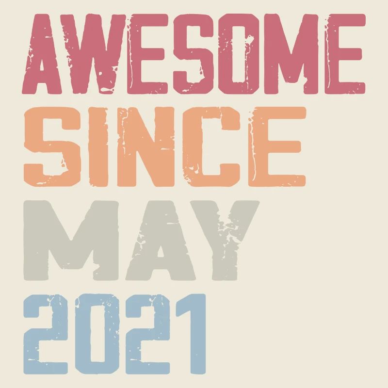 May 2021 Birthday 2021 Retro 2021 May Vintage