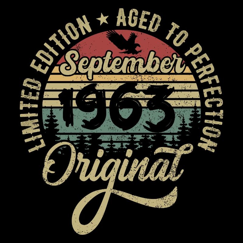 62nd birthday September 1963 - 62 years old