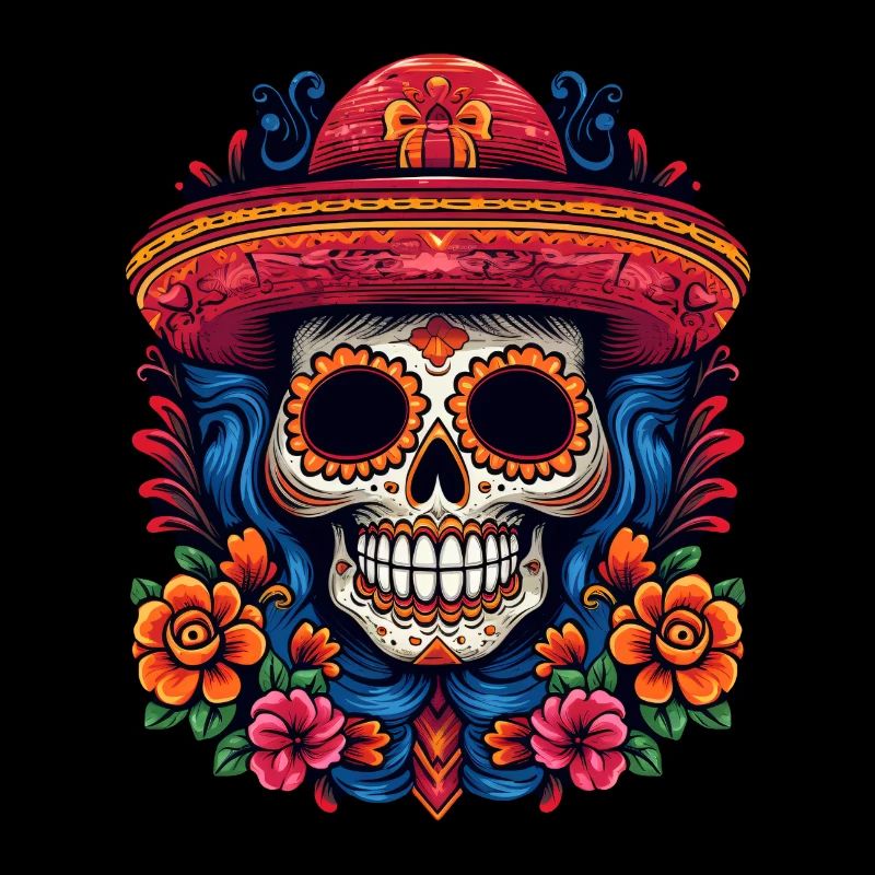 Cinco de Mayo Skull