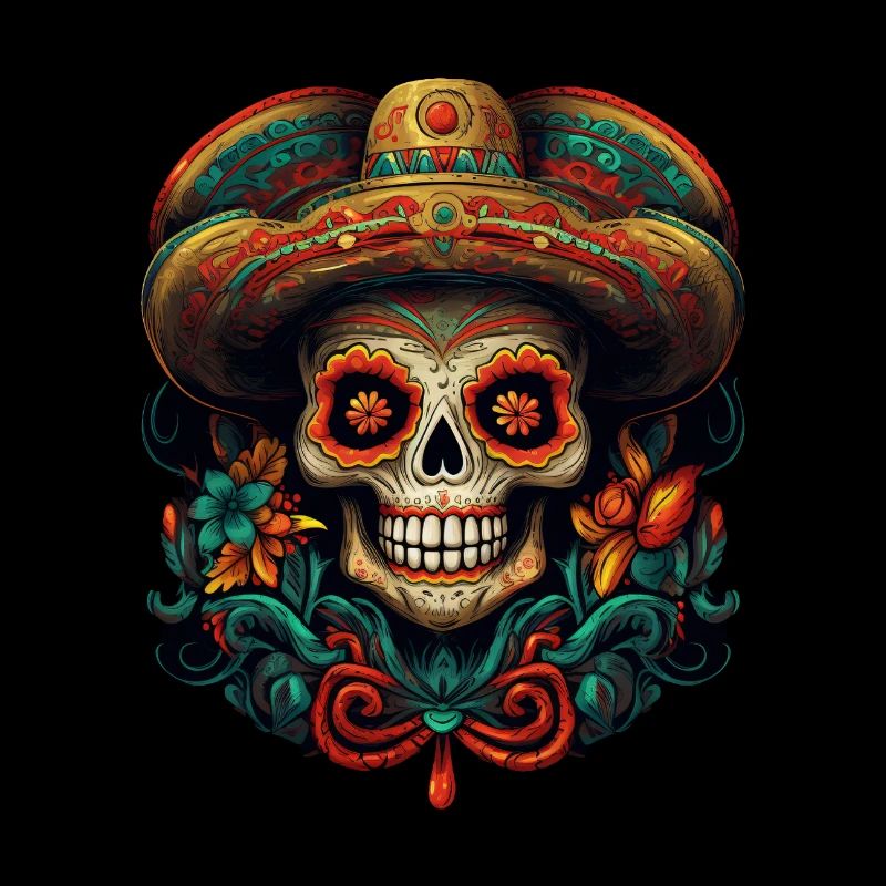 Cinco de Mayo Skull