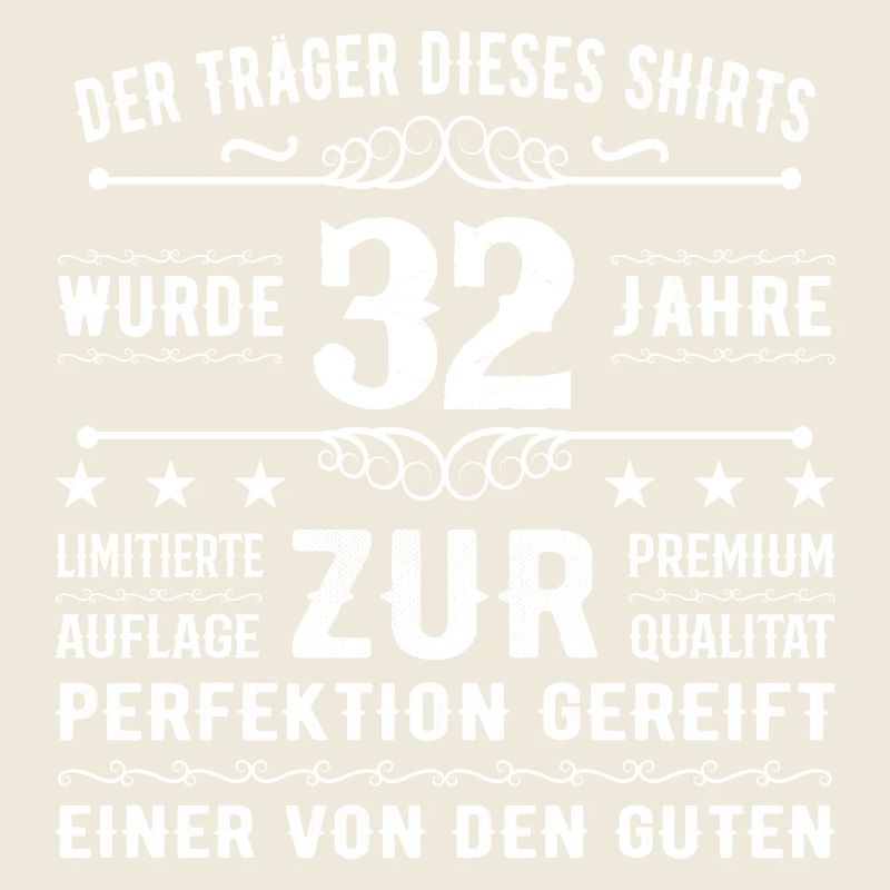 32 Jahre Geschenkidee zum 32 - Geburtstag