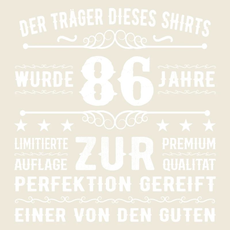 86 Years Gift Idea for 86 - Birthday