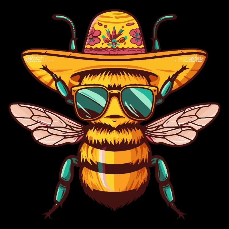 Abeille Drôle Sombrero