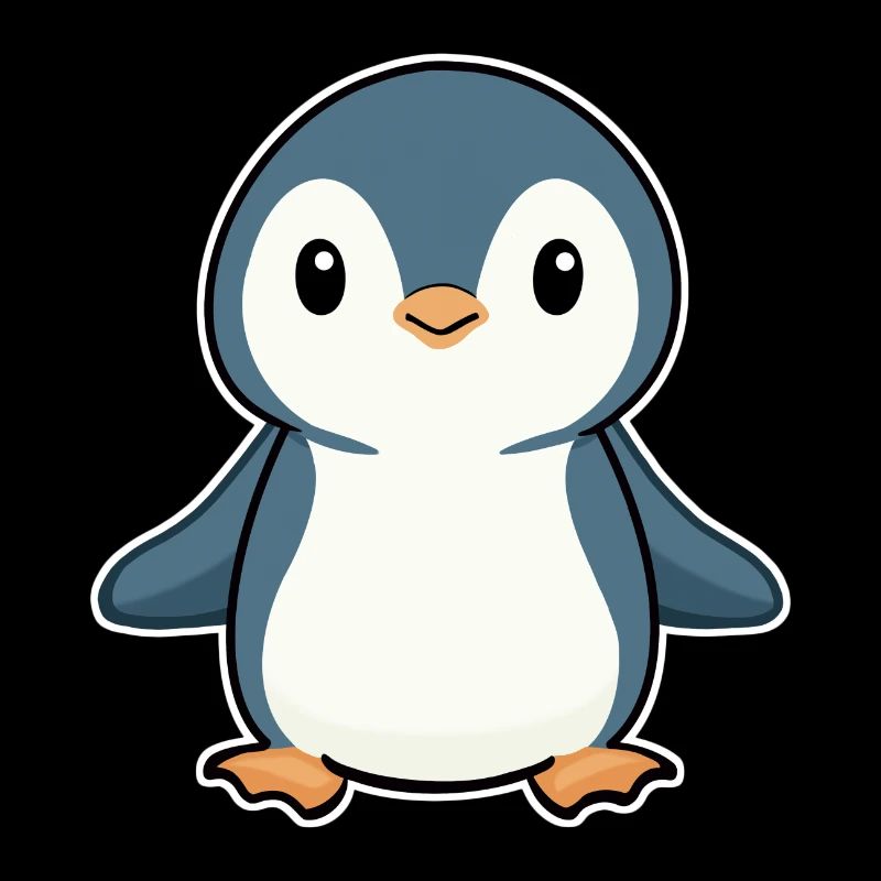 PINGOUIN OISEAU ANTARCTIQUE PÔLE SUD BÉBÉ GLACE DANDINEMENT