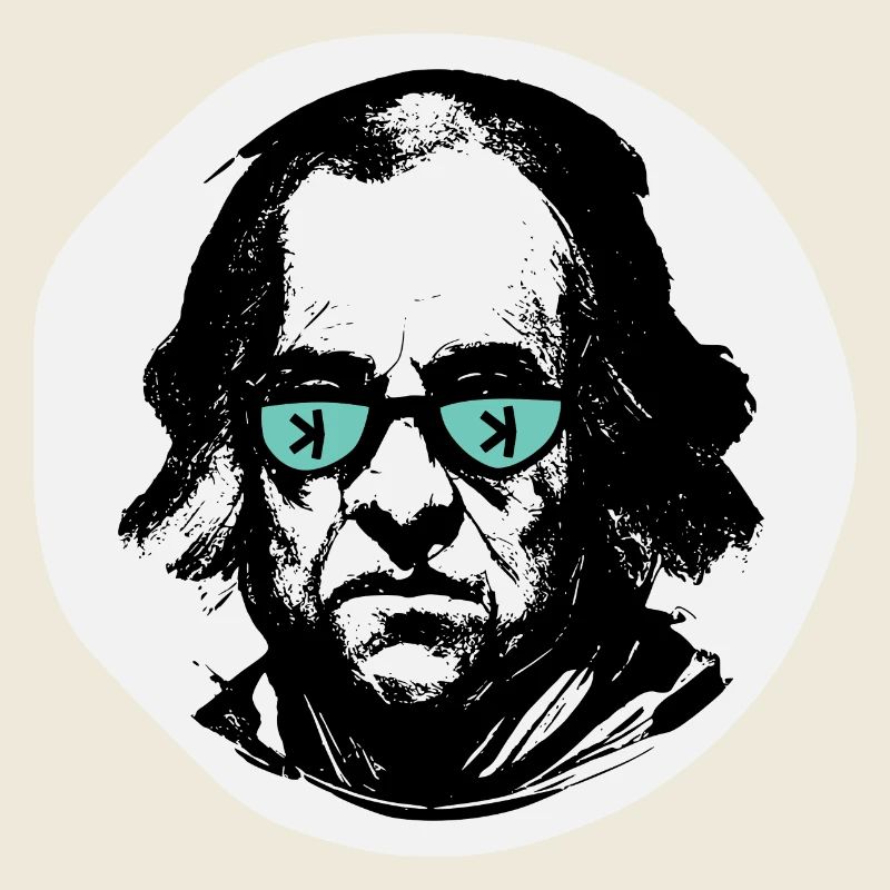 KAS Kaspa Glasses Benjamin Franklin Crypto