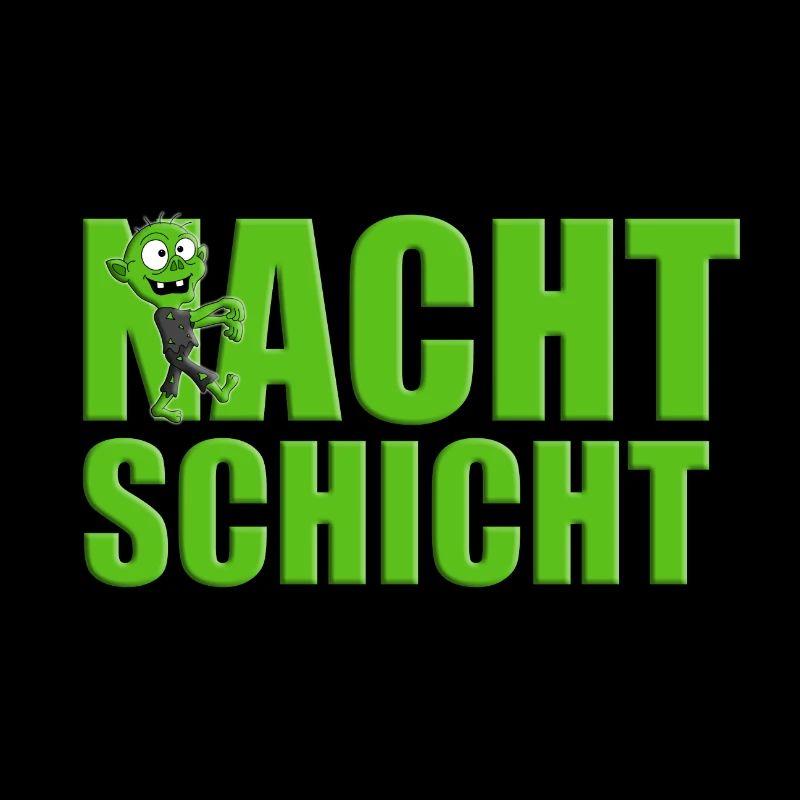 NACHTSCHICHT - ZOMBIE - HALLOWEEN - ARBEIT