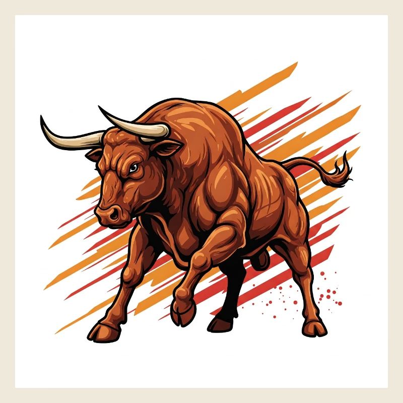 Taureau - Marché Boursier - Succès - Forte performance