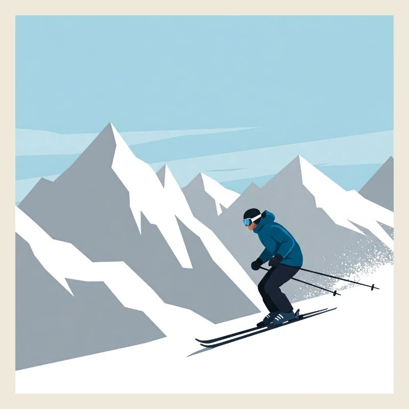 La fascination du ski dans les Alpes