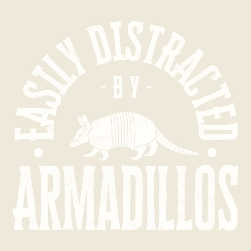 Facilement distrait par les tatous