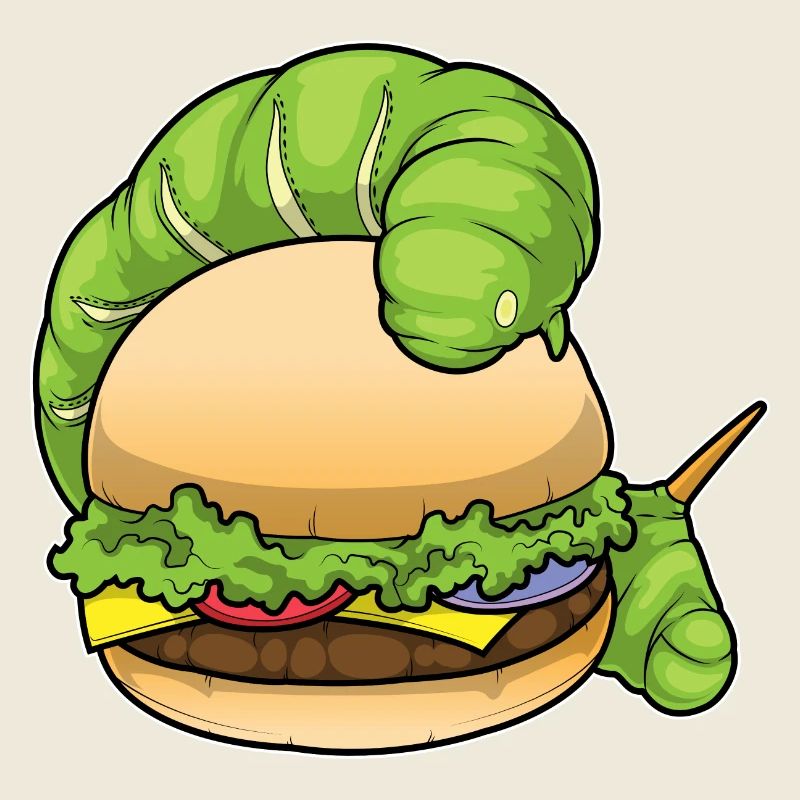 Raupe Burger