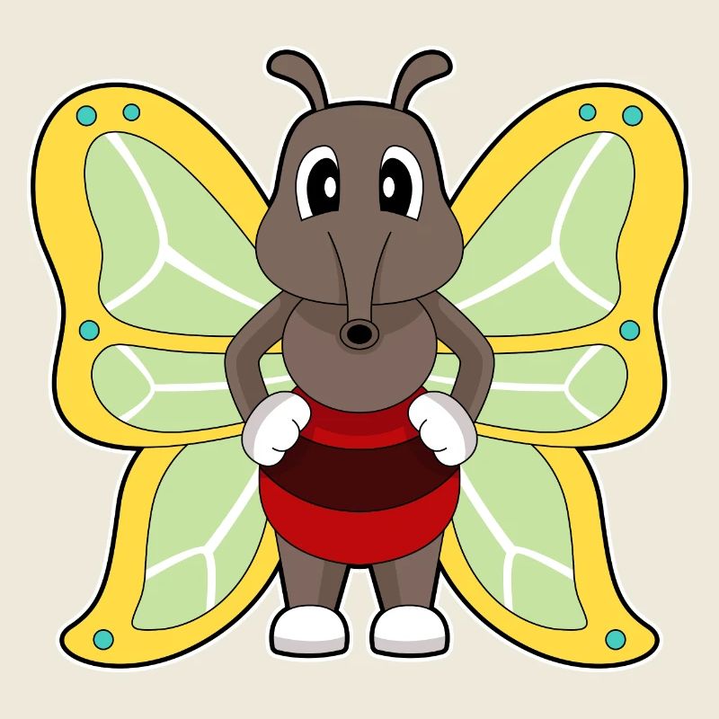 Schmetterling Mücke