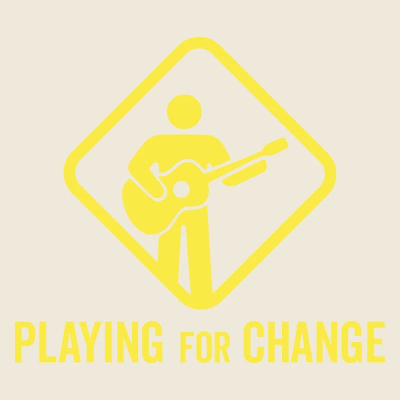 Playing for Change Straßenschild-Logo
