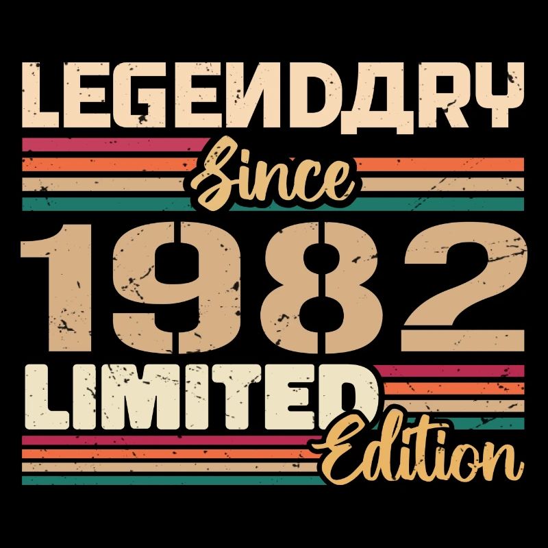1982 Vintage 1982 Birthday Born In 1982